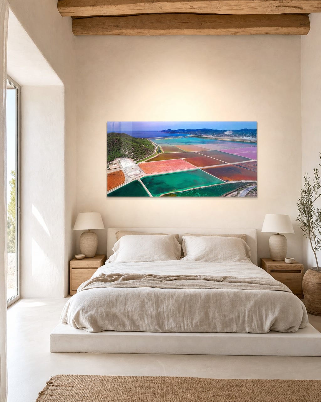 Ambientação da obra Cores do Sal de Ibiza em um interior (visualização 1)
