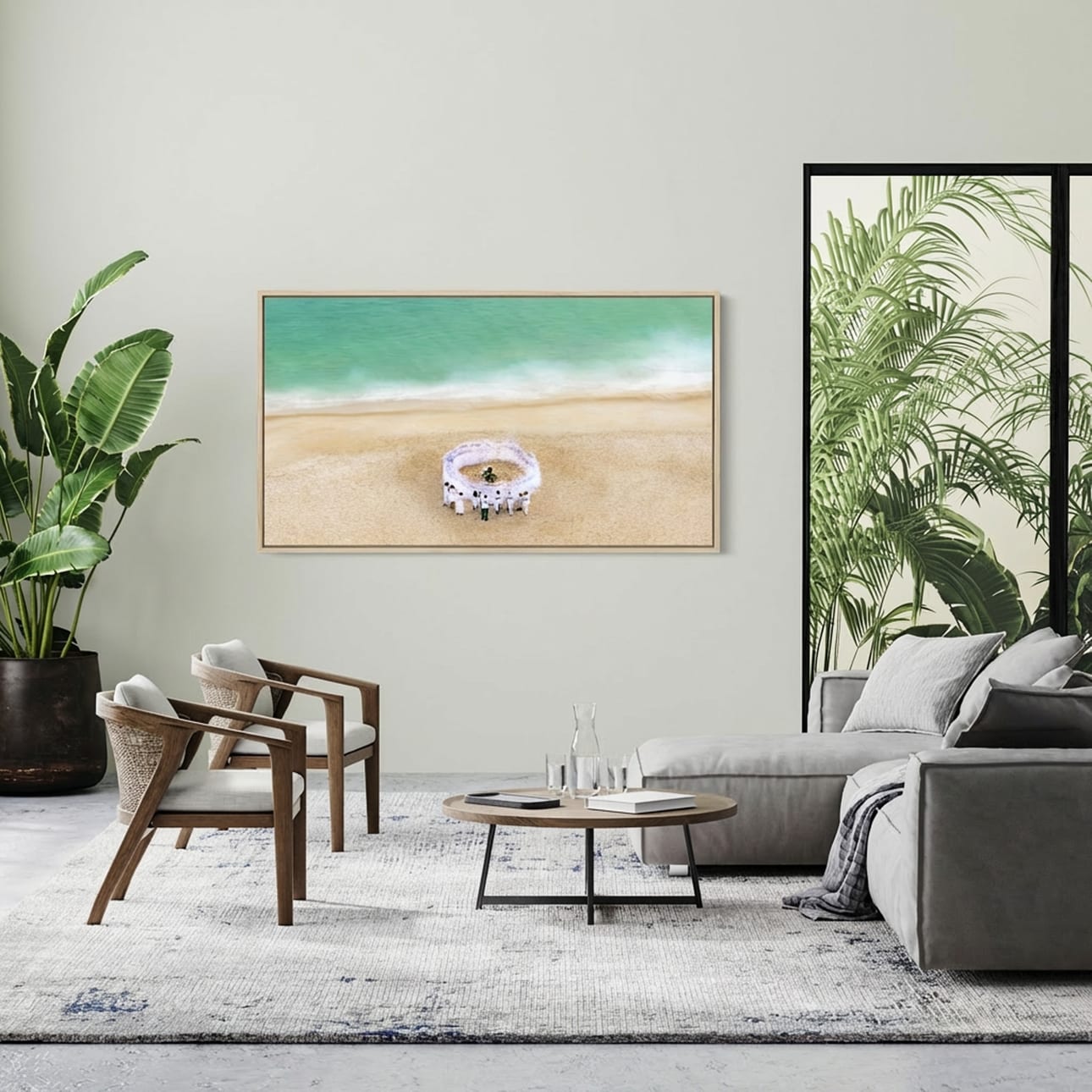 Artwork visualization of Odoyá Iemanjá in an interior (view 1)