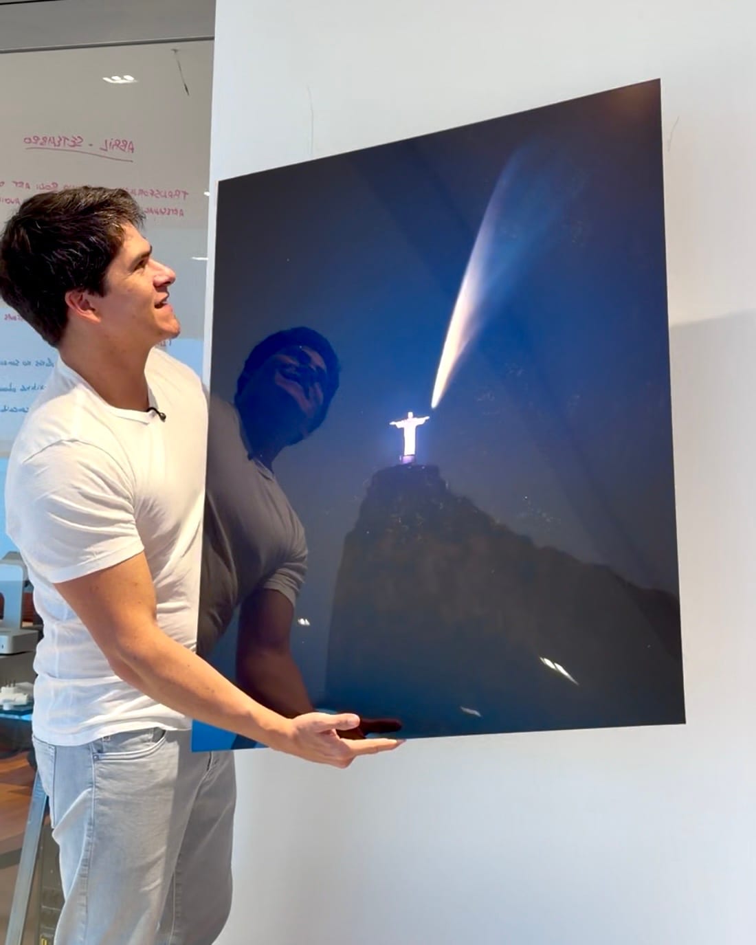 O último retrato do ATLAS, instalado em casa.