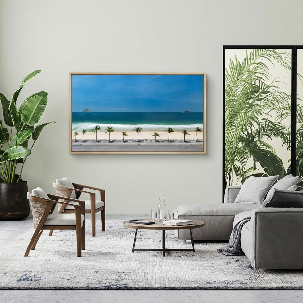Artwork visualization of Sanca in an interior (view 1)