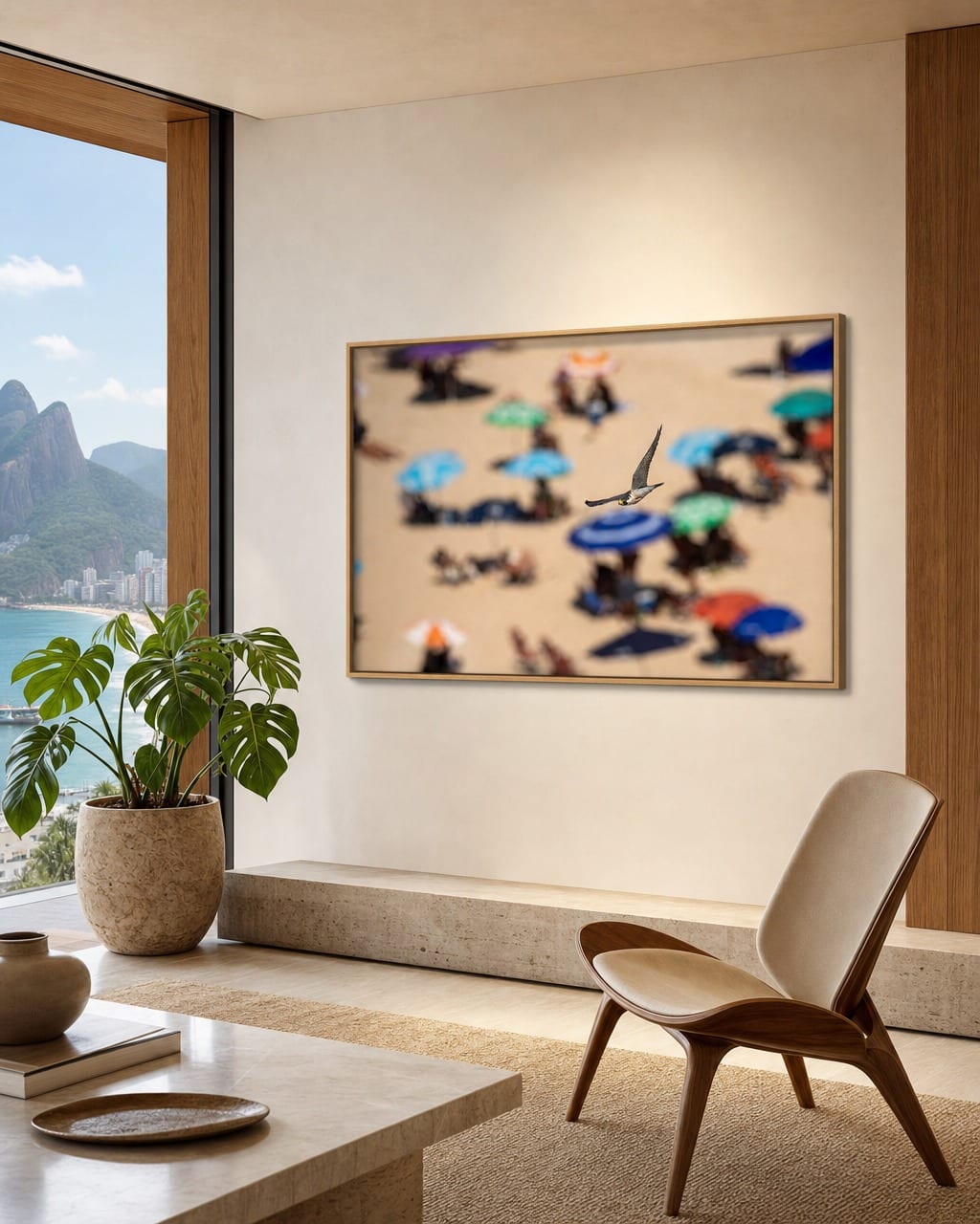 Ambientação da obra Turista Peregrino em um interior (visualização 1)
